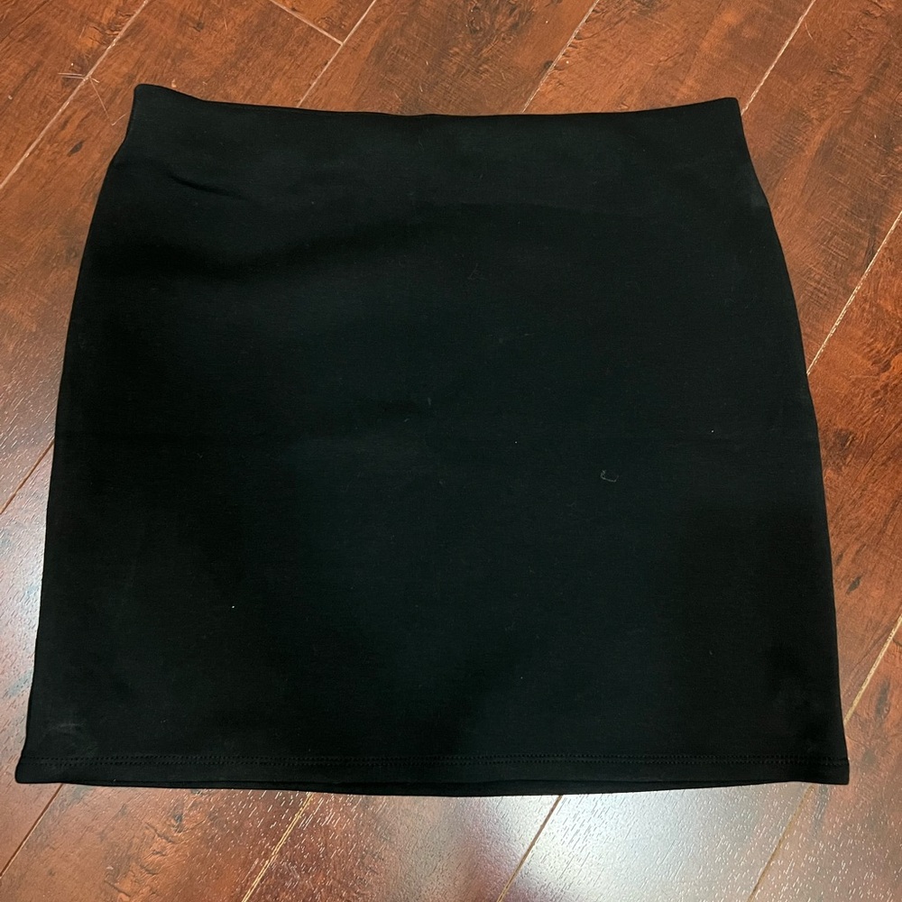 H&M Mini Jersey Skirt Black Size S